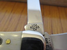 Case XX 2020 Natural Smooth White Bone Tiny Pocket Hunter Pattern # 62165 CV