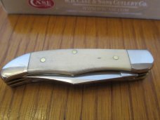 Case XX 2020 Natural Smooth White Bone Tiny Pocket Hunter Pattern # 62165 CV