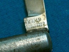 VINTAGE PEARL KAMP CUTLERY FLORA WORKS GERMANY MOP CONGRESS KNIFE KNIVES OLD