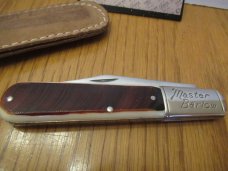 Colonial Rough Saw Cut Delrin Handle Master Barlow 