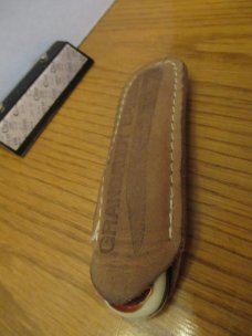 Colonial Rough Saw Cut Delrin Handle Master Barlow 