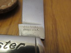 Colonial Rough Saw Cut Delrin Handle Master Barlow 