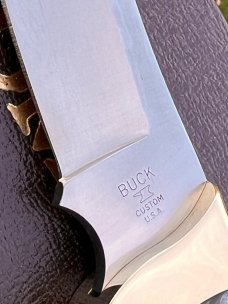 BUCK CUSTOM 401 KALINGA CUSTOM LEROY REMER BLUE MAMMOTH TOOTH