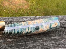 BUCK CUSTOM 401 KALINGA CUSTOM LEROY REMER BLUE MAMMOTH TOOTH
