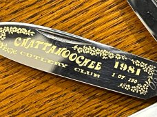 Fight'n Rooster Ltd Ed 1981 "Chattahoochee Cutlery Club" Gunstock Knife w/MOP Scales SN#069 Germany