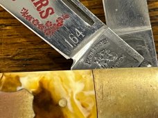 Fight'n Rooster Ltd Ed "Indiana Hoosiers" 3-Blade Stockman Knife w/Celluloid Scales SN#164 Germany