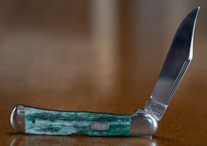 Case Copperlock Smooth Green Appaloosa 1997 Prototype / Model 61549L