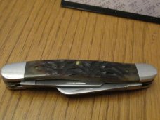 Case XX 1993 no Dot's Year Stamp Brown Bone Stockman Pattern # 6318 SS