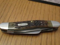 Case XX 1993 no Dot's Year Stamp Brown Bone Stockman Pattern # 6318 SS