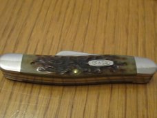 Case XX 1993 no Dot's Year Stamp Brown Bone Stockman Pattern # 6318 SS