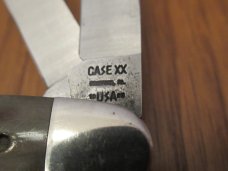 Case XX 1993 no Dot's Year Stamp Brown Bone Stockman Pattern # 6318 SS