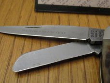 Case XX 1993 no Dot's Year Stamp Brown Bone Stockman Pattern # 6318 SS