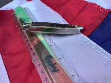 Vintage J A Henckels 3 Blade Stockman Knife w/ Great Stag Handles MDL 1815 -NOS & Mint