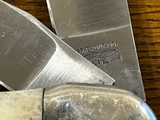 Parker Cut. Co. "Hunter" 2-Blade Clasp Knife w/Stag Scales