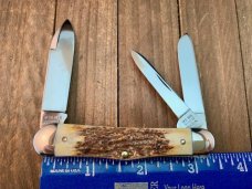 Case Classic by Queen Three Backspring Whittler India Stag 1994