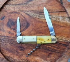 Garantie Solingen - German Bone Antique Pre Wwii - Folding Pocket Knife