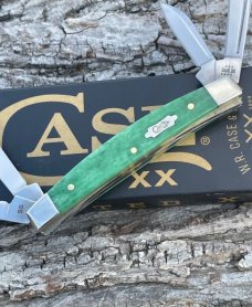 CASE XX ** 2023 EMERALD GREEN SMOOTH BONE SMALL 4 BLADE CONGRESS
