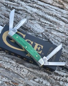 CASE XX ** 2023 EMERALD GREEN SMOOTH BONE SMALL 4 BLADE CONGRESS