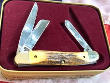 Case xx 1995 Stockman (5318 SS) With Stag Handles -NOS in Tin