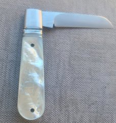 Vincenzo Balistreri Fancy Jack..3.7...MOP...Rwl34 Wharncliffe.. blue mosaic pin....coa.slip