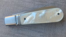 Vincenzo Balistreri Fancy Jack..3.7...MOP...Rwl34 Wharncliffe.. blue mosaic pin....coa.slip
