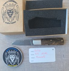 Dymtro Zuznietsov Mammoth Wharnie Barlow..Beadblasted 8670...4" clsd...patch..bolsters...coa/boxed