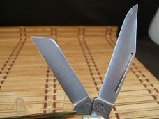 SCHRADE OLD TIMER 858 LUMBERJACK U.S.A. MADE VINTAGE TRIPLE BLADE STOCKMAN FOLDING MINT POCKET KNIFE