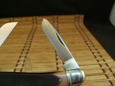 SCHRADE OLD TIMER 858 LUMBERJACK U.S.A. MADE VINTAGE TRIPLE BLADE STOCKMAN FOLDING MINT POCKET KNIFE