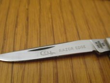 Case XX 1976 Stag  Grey Etch Pen Pattern # 5233 SSP