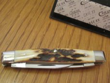 Case XX 1976 Stag  Grey Etch Pen Pattern # 5233 SSP
