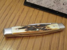 Case XX 1976 Stag  Grey Etch Pen Pattern # 5233 SSP