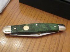 Boker Green Curly Birch Single Blade Stockman  Serial # 120 of 150 Celebrating 150 years of Boker