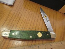 Boker Green Curly Birch Single Blade Stockman  Serial # 120 of 150 Celebrating 150 years of Boker