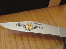 Boker Green Curly Birch Single Blade Stockman  Serial # 120 of 150 Celebrating 150 years of Boker