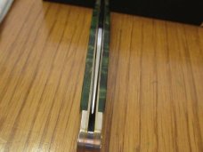 Boker Green Curly Birch Single Blade Stockman  Serial # 120 of 150 Celebrating 150 years of Boker