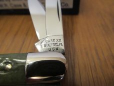 Case Classic 1994 Split Back Green Bone Whittler Pattern # 63083 Serial # 018 of 177 Made