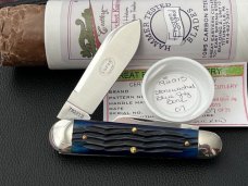 Great Eastern Cutlery 79 Workhorse in Stonewashed blue jigged bone 1 of 25 GEC 792213 NIT 
