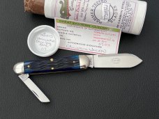Great Eastern Cutlery 79 Workhorse in Stonewashed blue jigged bone 1 of 25 GEC 792213 NIT 