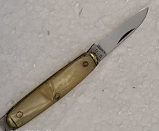 RARE! VINTAGE UG JAPAN TINY KNIFE/A 1.7" TINY HANDLE A 0.7" BLADE &A TOTAL 2.7"