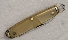 RARE! VINTAGE UG JAPAN TINY KNIFE/A 1.7" TINY HANDLE A 0.7" BLADE &A TOTAL 2.7"