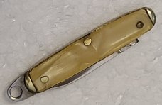 RARE! VINTAGE UG JAPAN TINY KNIFE/A 1.7" TINY HANDLE A 0.7" BLADE &A TOTAL 2.7"