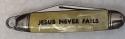 RARE! VINTAGE USA TINY KNIFE TIN CAP KEY RING FOB POCKET KNIFE