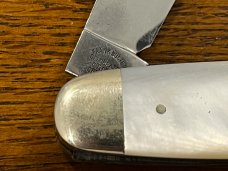 Fight'n Rooster Ltd Ed 1989 International Cutlery Club Cigar Knife w/MOP Scales