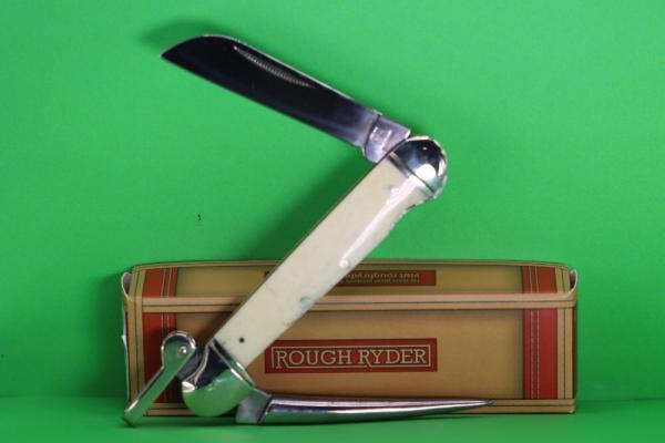 RR577 Rough Ryder Marlin Spike Pocket Knife White Smooth Bone RR577 Rough Ryder Marlin Spike Pocket Knife White Smooth Bone