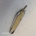 RARE! VINTAGE 1920's TINY JACK KNIFE/A 2" CRACKED ICE HANDLE/A 1.5" & 1" BLADEs