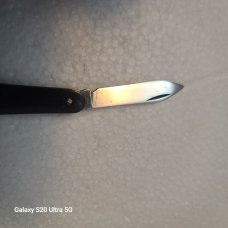 RARE! VINTAGE 1920's TINY JACK KNIFE/A 2" CRACKED ICE HANDLE/A  1.5" & 1" BLADEs