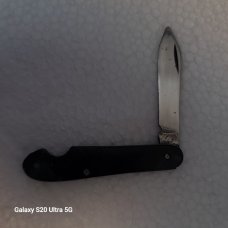 RARE! VINTAGE 1920's TINY JACK KNIFE/A 2" CRACKED ICE HANDLE/A  1.5" & 1" BLADEs