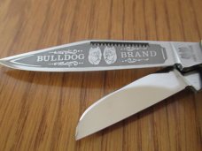 Bulldog Brand Double Dog Head Stamp Green Bone Stockman 
