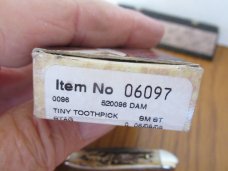 Case XX 2008 Damascus Stag Tiny Toothpick 2 Blade Pattern # 520096DAM
