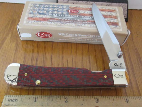 Case XX 2018 Red & Black G-!0 Handle Kickstart Pattern # 10154AC CV Case XX 2018 Red & Black G-!0 Handle Kickstart Pattern # 10154AC CV